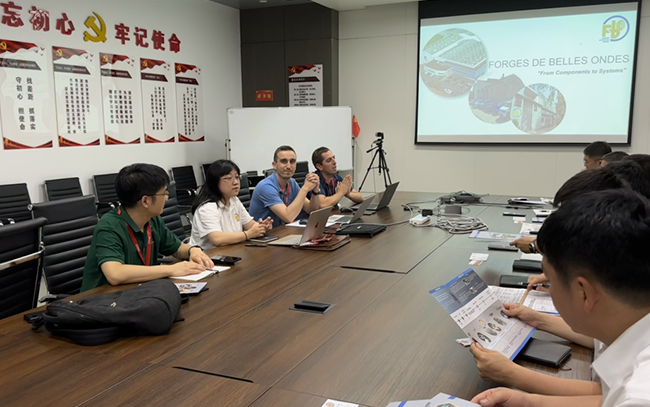 FBO-FORGES DE BELLES ONDES与上海珺卓实业有限公司一同拜访中车长春轨道客车股份有限公司